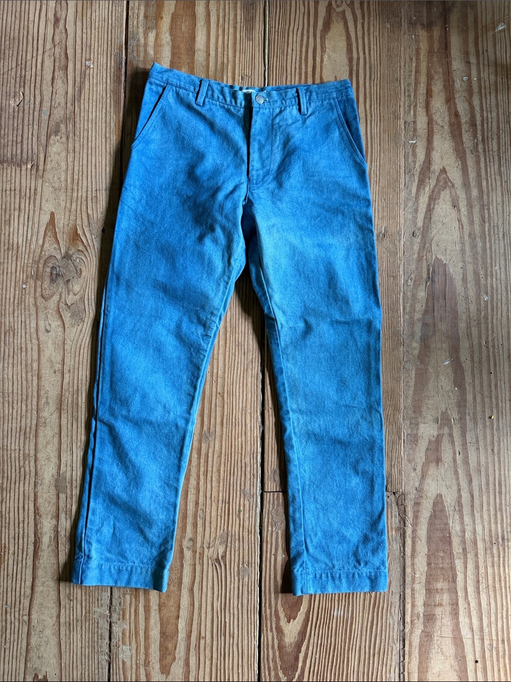 Unisex industry of all nations 6 dips Blue cotton organic
